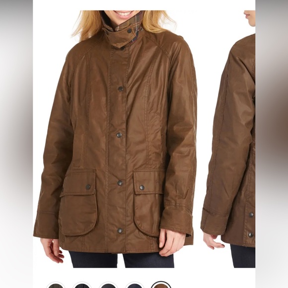 Barbour NWOT Beadnell Waxed Cotton Jacket - Picture 1 of 14